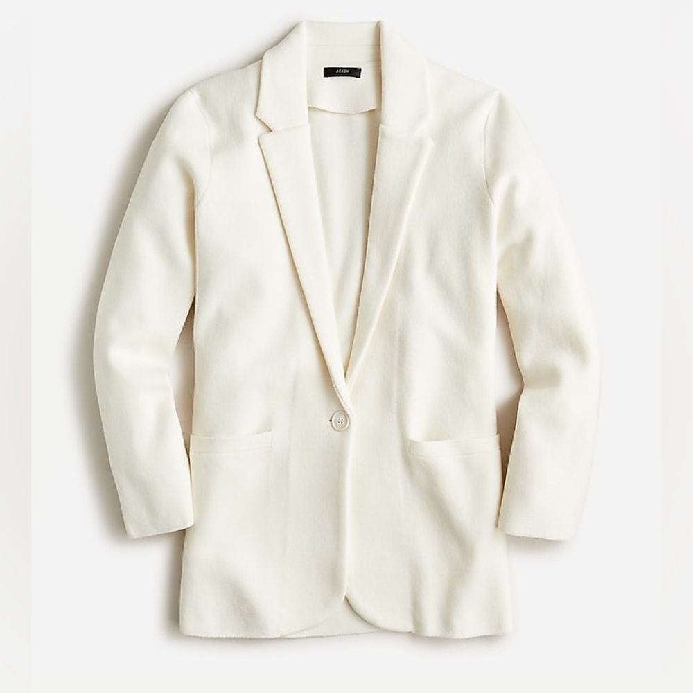 J. Crew wool blend sweater blazer